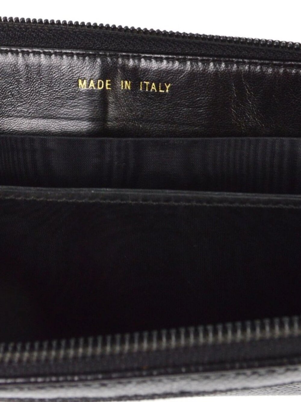 Chanel Black Calfskin Zip Around Wallet - Picture 5 of 7